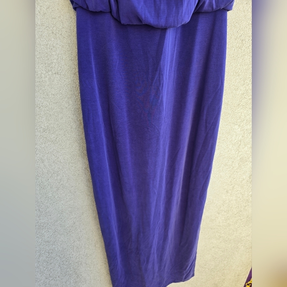 Metaphor Backless Purple Dress - Picture 3 of 12